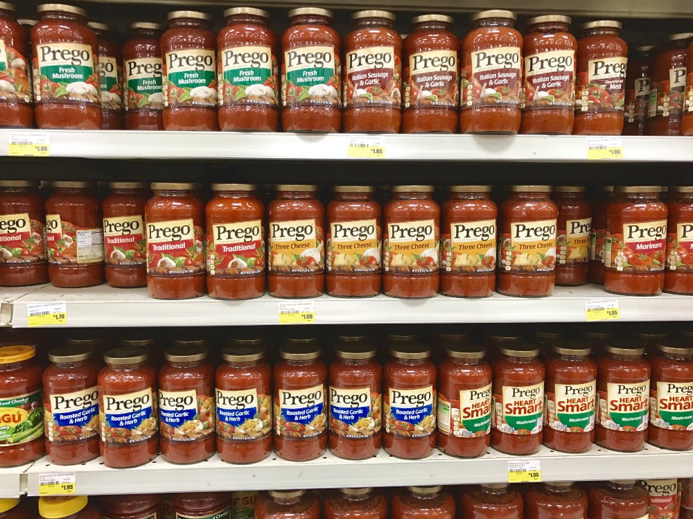Today spaghetti sauce no longer has a variety problem.