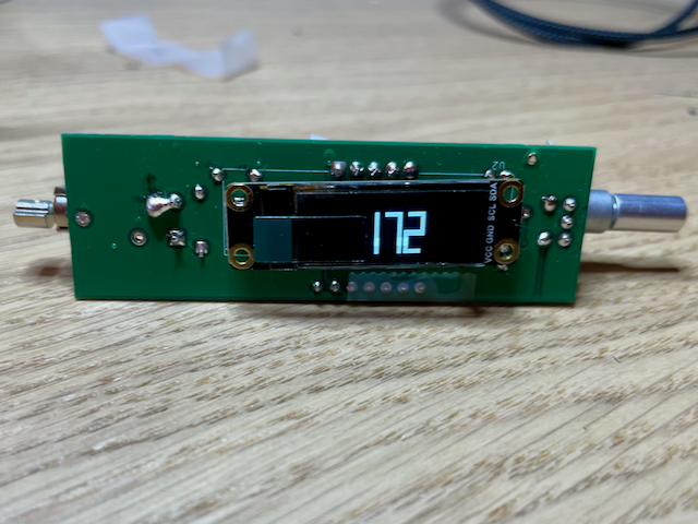 Front of the device displaying the tempo