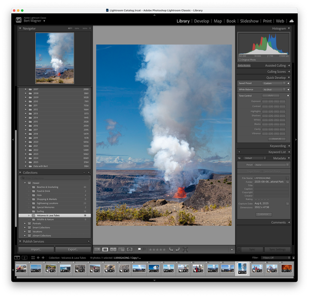 Screenshot of Lightroom